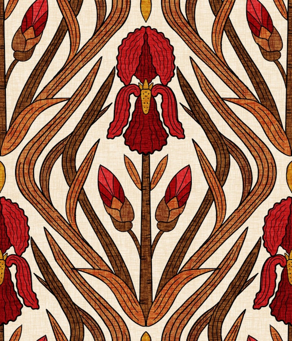 Art Nouveau Iris
