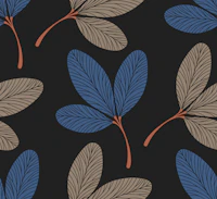 Autumn Leaves - Black 1 wallpaper