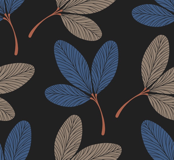 Autumn Leaves - Black 1