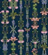 Victorian Botanical Spring Navy