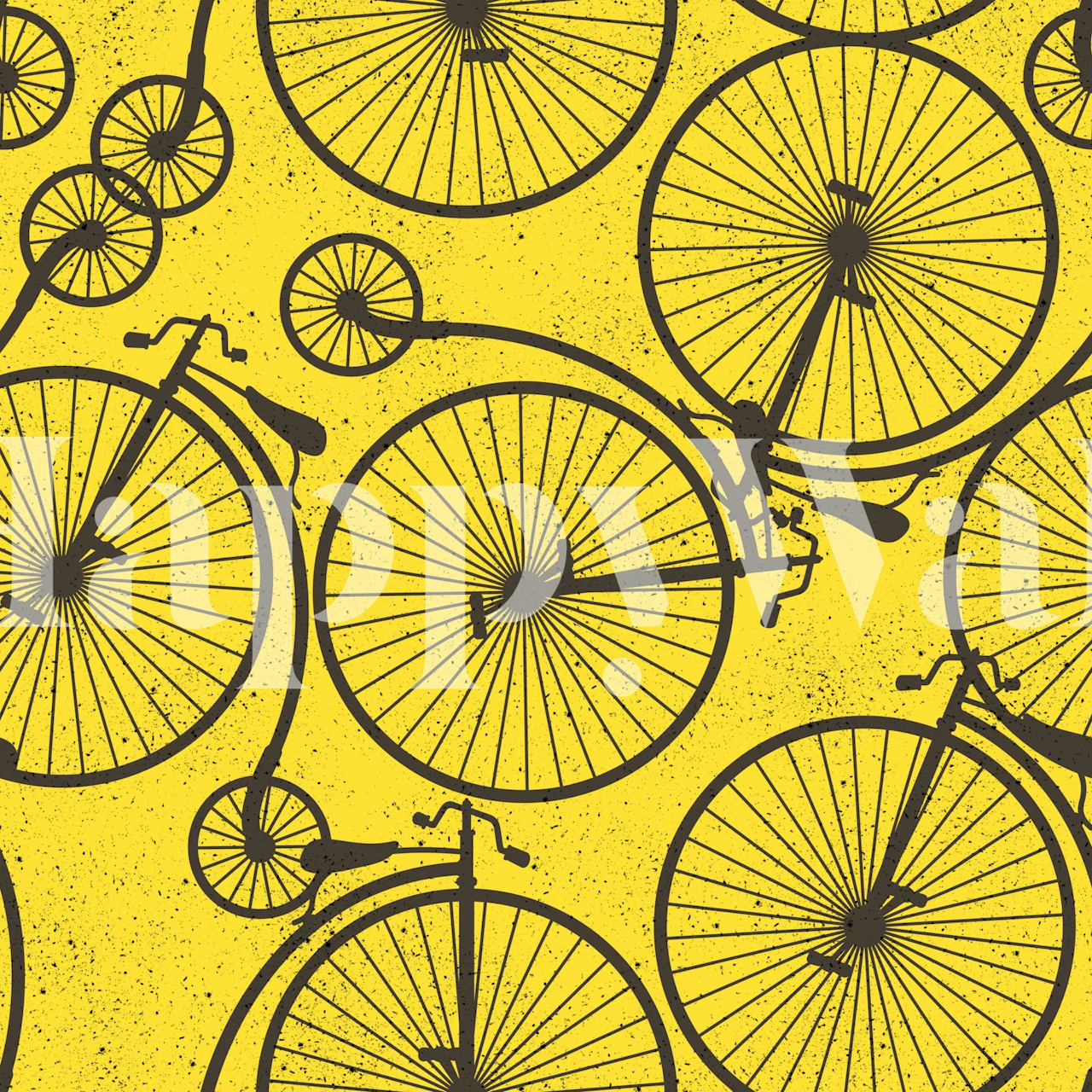 Retro Bike Wheels Graphic wallpaper