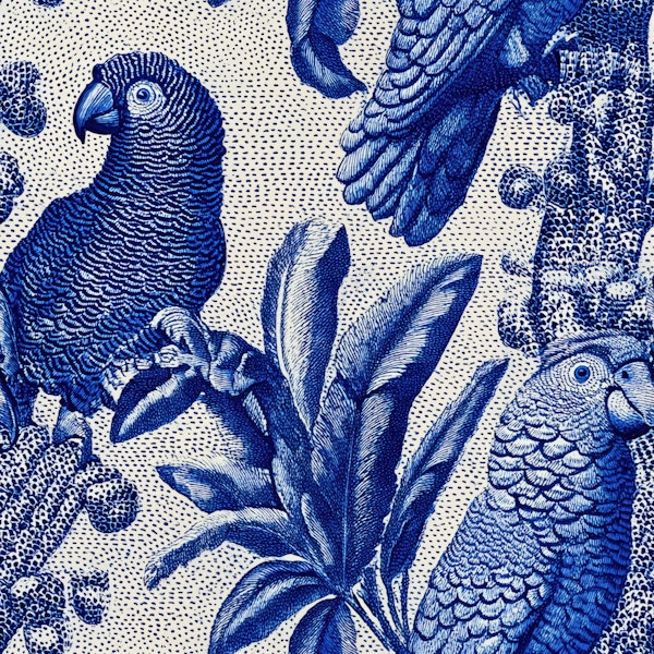 Indigo Tropical Parrots