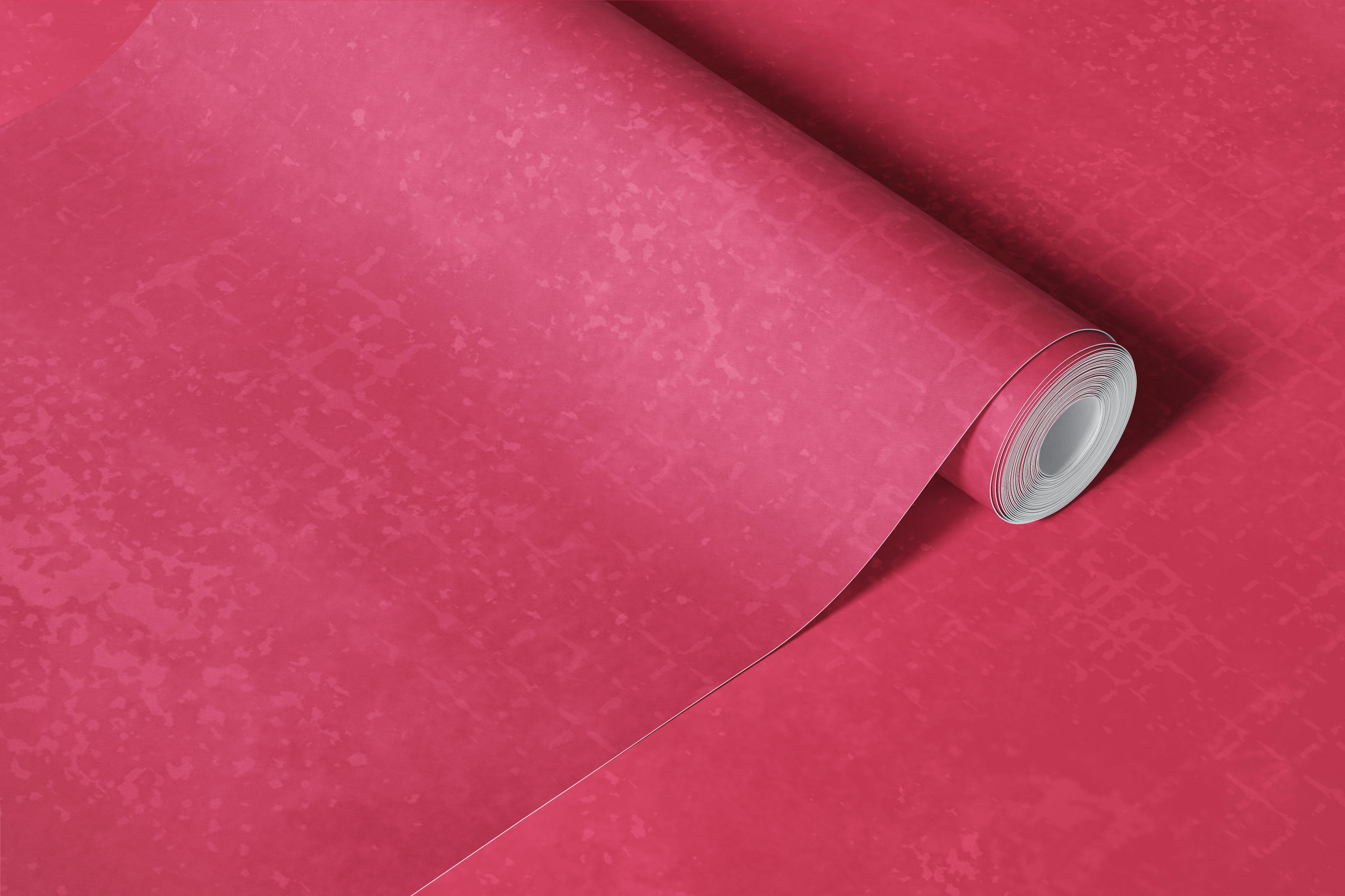 Pink textured wallpaper in a styled room