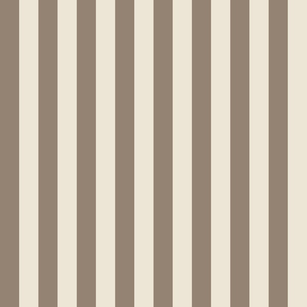 Taupe and Cream Stripes - Medium