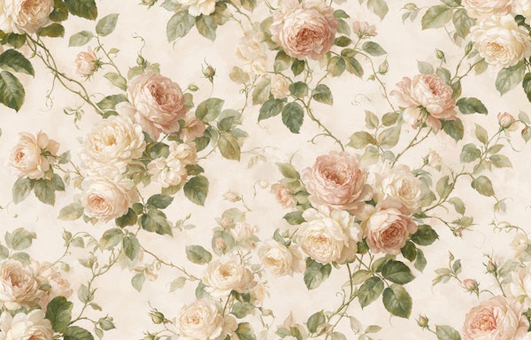 Vintage Blush Roses