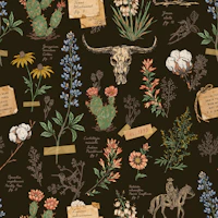 Dark Cowboy Prairie Botanicals wallpaper