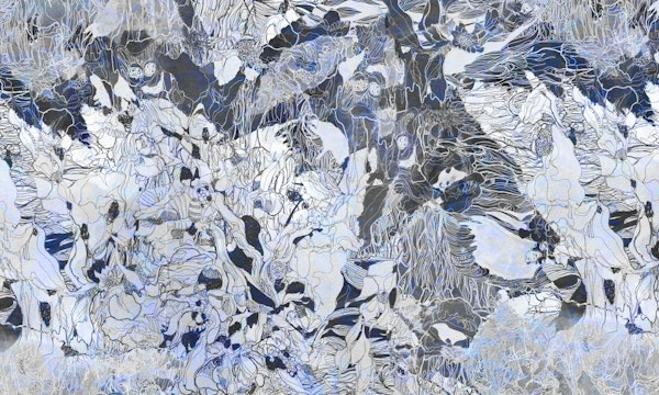 Abstract Leafy Tangle