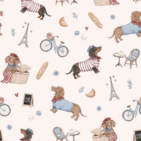 Oui Oui Weenie - beige behang