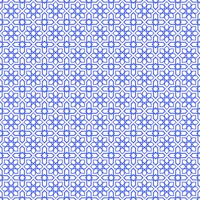 Boho Star Tiles Blue tapet