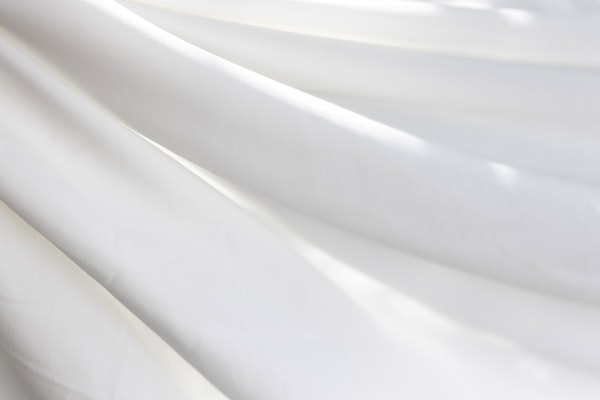 Soft White Fabric Folds