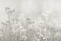 Branch Landscape - Pewter wallpaper