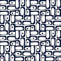 Navy Blue and White Midcentury Piquet Tile wallpaper