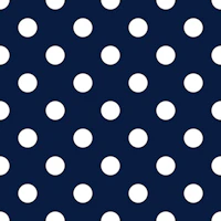 Polka Dot Contrast Pattern Navy Blue White tapetit