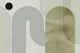 Earthy Hue Abstract Circle Arch