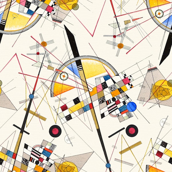 Kandinsky's Composition VIII Modern Geometry