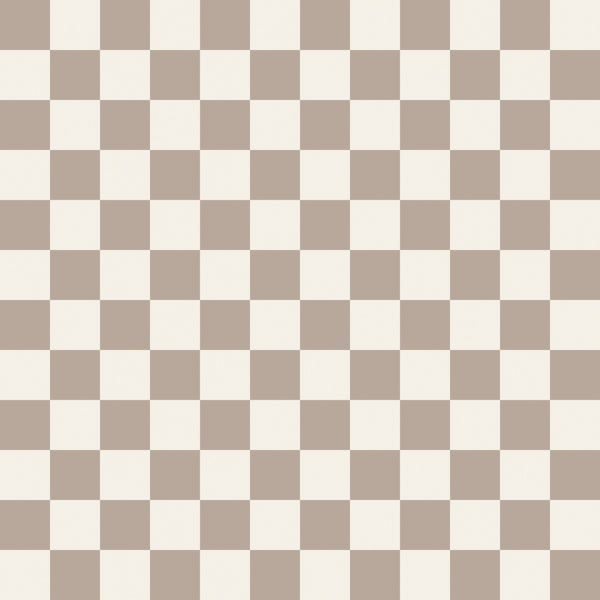 Modern Neutral Check Squares