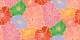Cool Fluid Flowers - Bright Multi