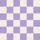 Lavender Cream Checkerboard