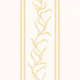 Leafy Vine & Double Stripes - Butter Yellow