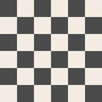 Retro Black and Cream Checker papiers peint
