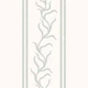 Leafy Vine & Double Stripes - Light Gray