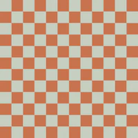 Terracotta Sage Checkerboard wallpaper