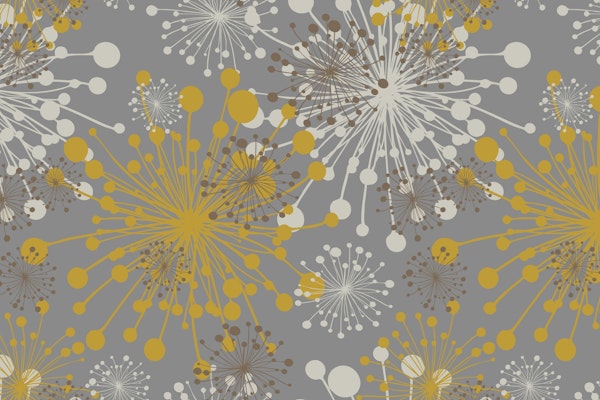 Dandelions grey mustard