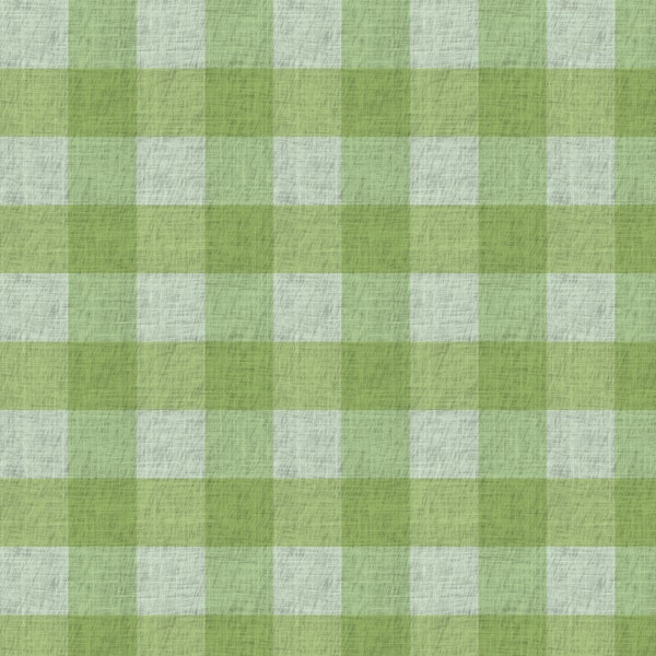Sage Green Gingham Check