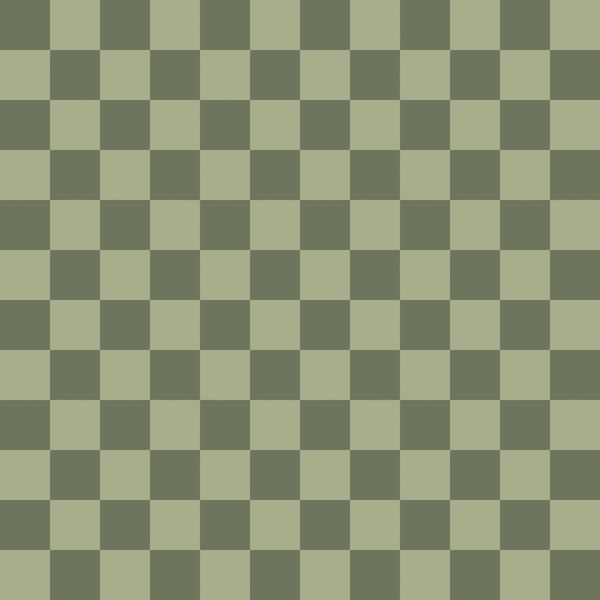 Olive Sage Checkered Grid