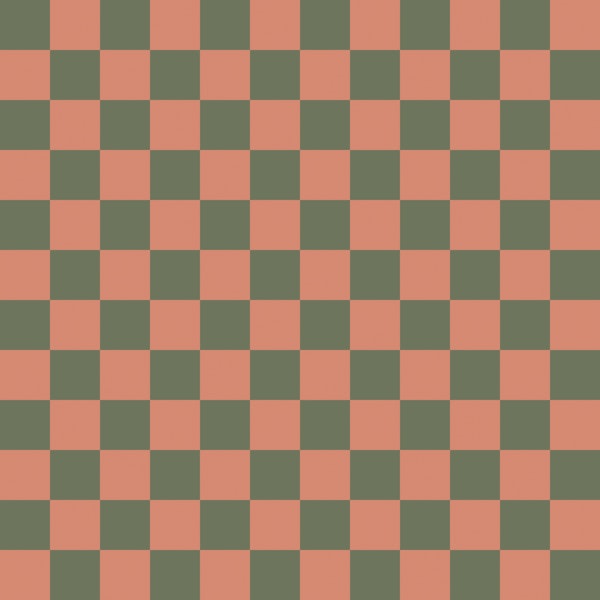 Midcentury Checkered Earth Tones