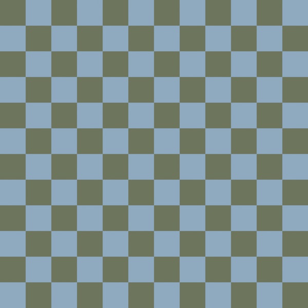 Muted Blue Green Checkered Grid