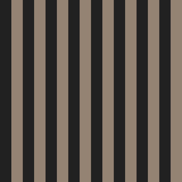 Taupe and Black Stripes - Medium