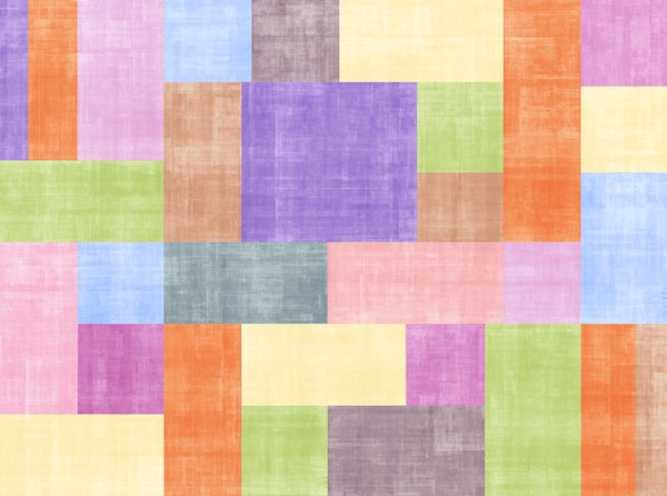 Pastel Color Block Mosaic