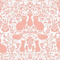 Otomi Catsravaganza - Pink wallpaper