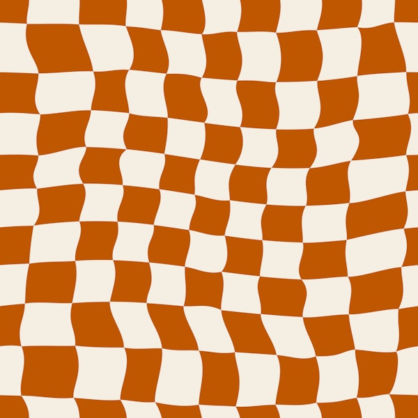 Warped Checkerboard - Brick