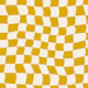 Warped Checkerboard - Sunflower Yellow