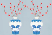 Ming Chinoiserie Vases wallpaper
