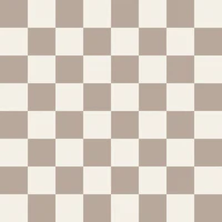 Taupe Cream Checkerboard tapete