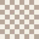 Taupe Cream Checkerboard
