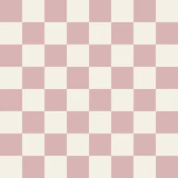 Blush Cream Checkerboard tapete