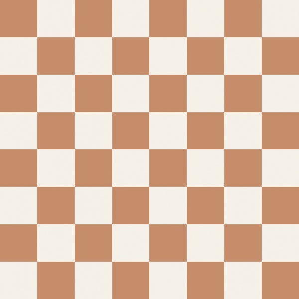 Modern Clay Check Squares