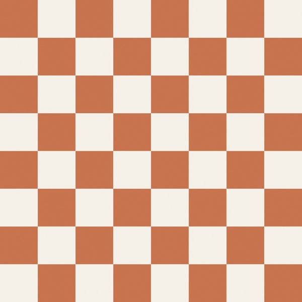 Modern Checkered Terra Cotta