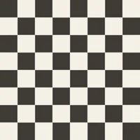 Bold Black White Check Pattern tapete