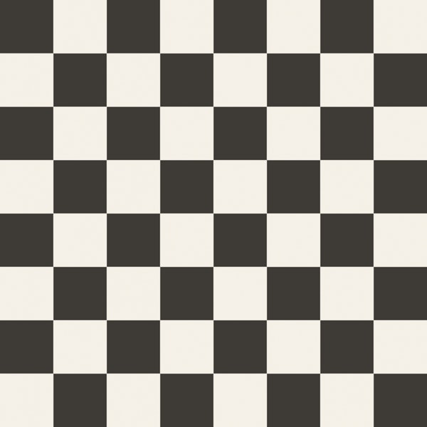 Bold Black White Check Pattern