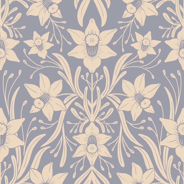 Vintage Daffodil Trellis