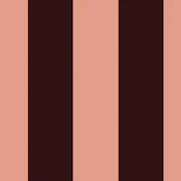 Retro Cabana Striped Chocolate Salmon Pink wallpaper