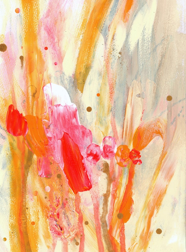 Golden Hour Abstract Canvas