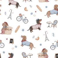 Oui Oui Weenie - white small wallpaper