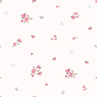 Soft Pink Roses and Bow Sprinkles tapete