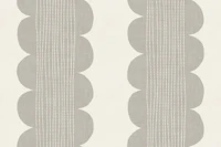 Greige Scallop Stripe - Neutral Japandi wallpaper